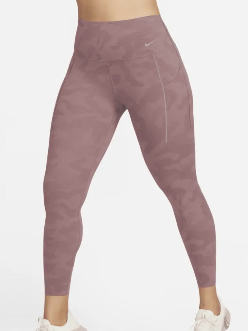 Nike Universa DRI-FIT 7/8 Leggings Smokey Mauve Camo • Size XL Style DX3120-208